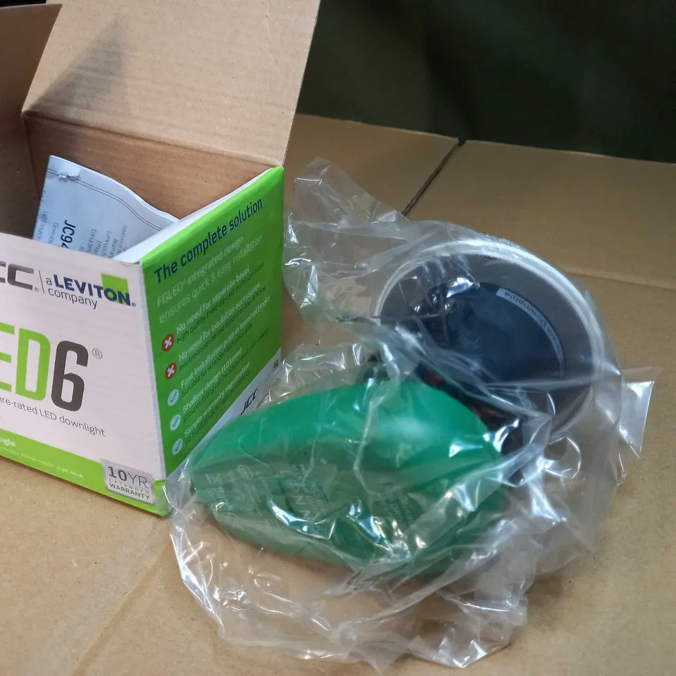 BOXED JCC FGLED6 FIRE-RATED LED DOWNLIGHT