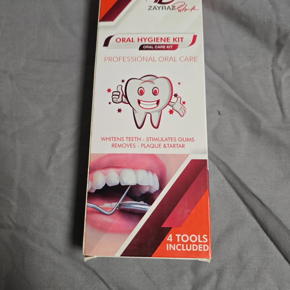 APPROXIMATELY 25 ZAYRA ORAL HYGIENE KIT – 4 TOOLS INCLUDED