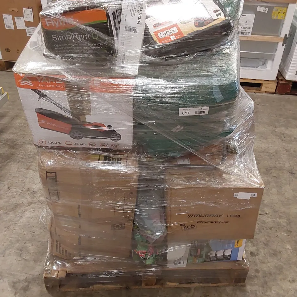 PALLET OF 21 ASSORTED RAW HOUSEHOLD PRODUCTS AND CONSUMER GOODS TO INCLUDE;