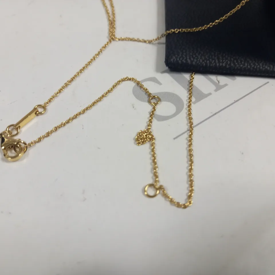 BOXED GOLD EFFECT NECKLACE