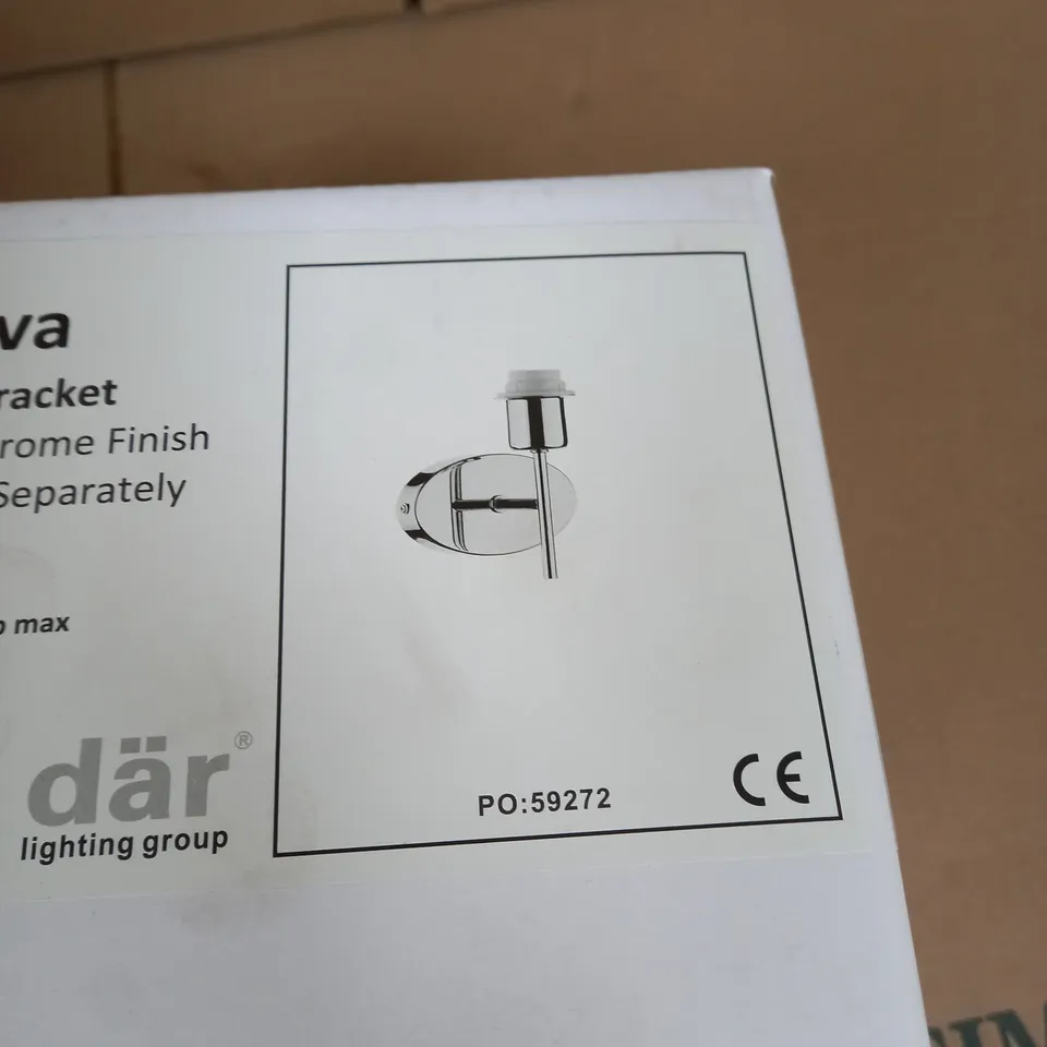 PADOVA 1LT WALL BRACKET - POLISHED CHROME FINISH