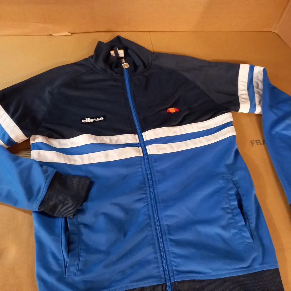 ELLESSE ZIP THROUGH TRACK TOP - S