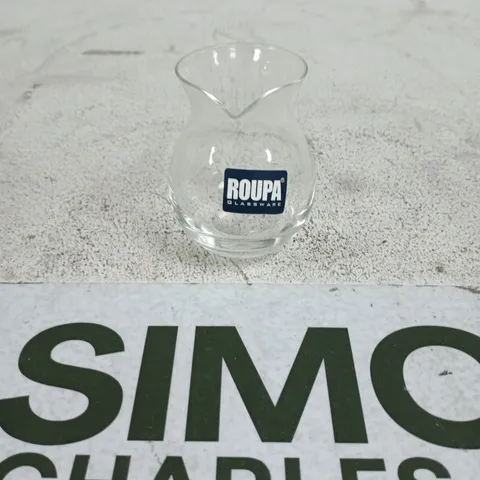 BOX OF 6 ROUPA GLASSWEAR CLEAR GLASS JUGS
