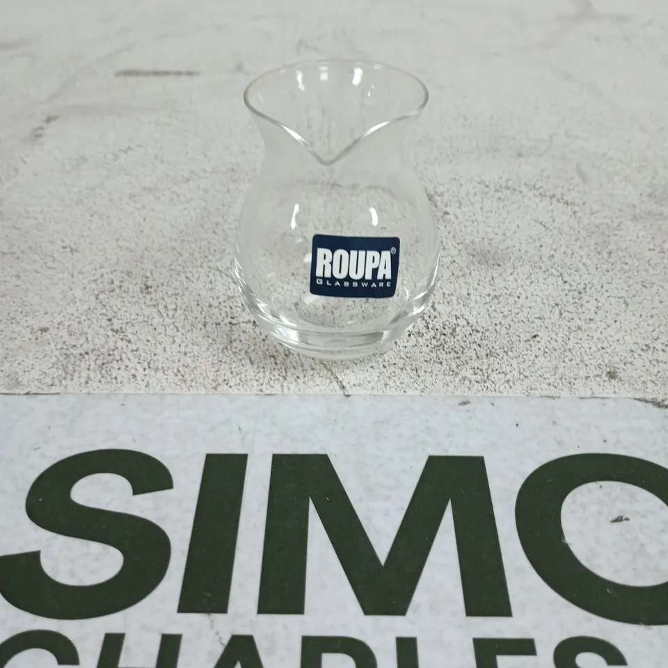 BOX OF 6 ROUPA GLASSWEAR CLEAR GLASS JUGS