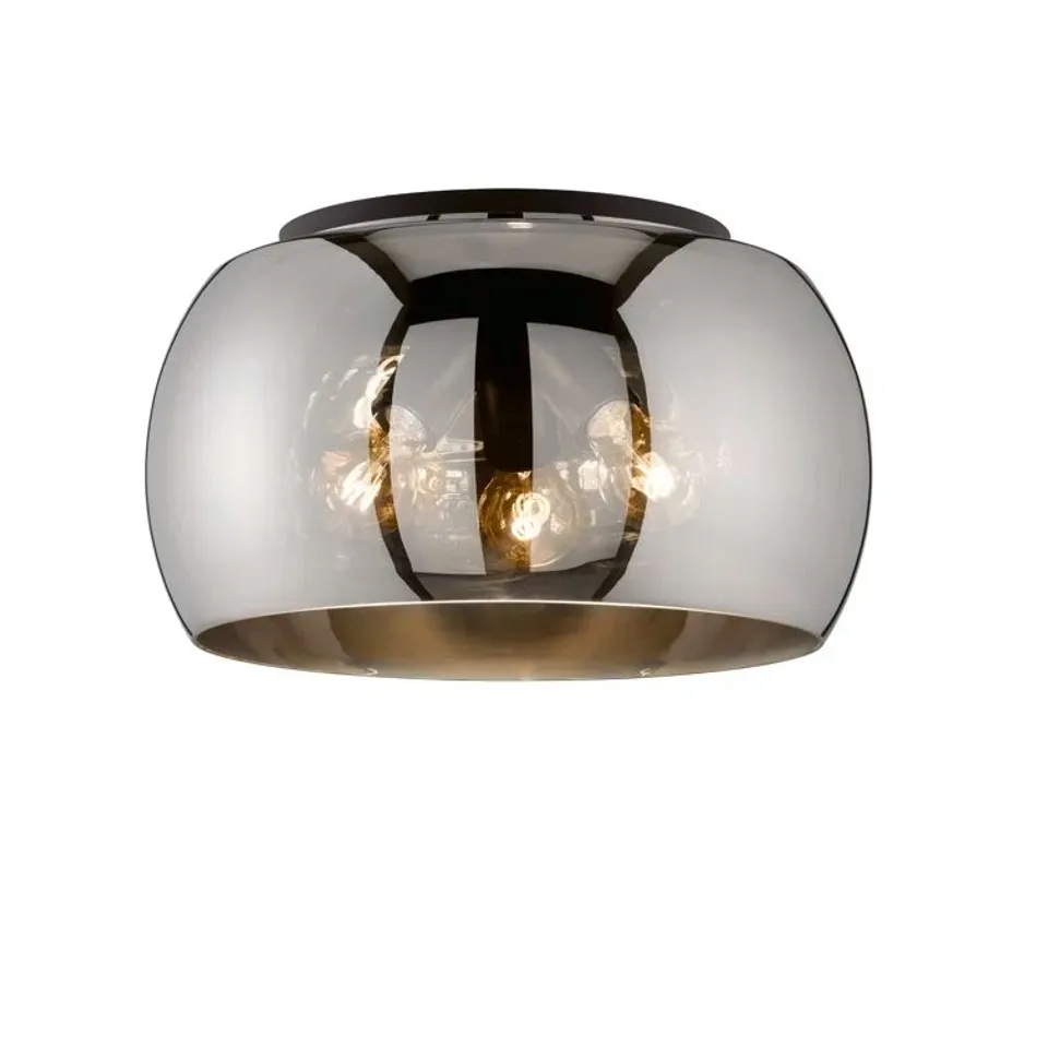 HEDIA GLASS FLUSH CEILING LIGHT