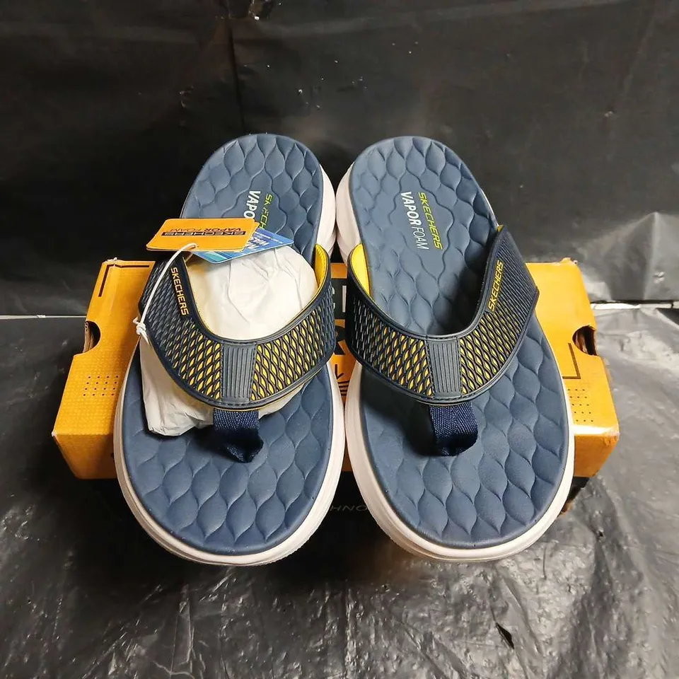 SKECHERS VAPOR FOAM SANDALS – NAVY/BLUE, MEN’S - UK SIZE 8