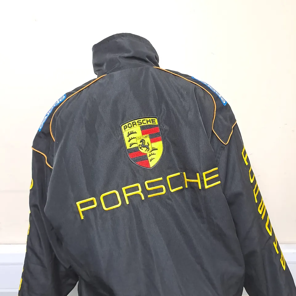 PORSCHE LOGO ZIP JACKET SIZE UNSPECIFIED