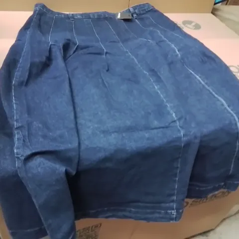BOXED BRAND NEW APPROXIMATELY 10 SIMPLY BE EMBELLISHED SKIRT MID BLUE SIZE 24