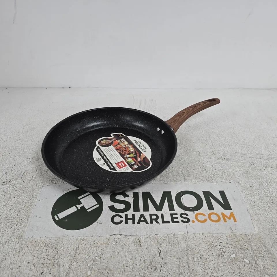 MAIFANSHI NON-STICK FRYING PAN 30CM – WOOD-EFFECT HANDLE 