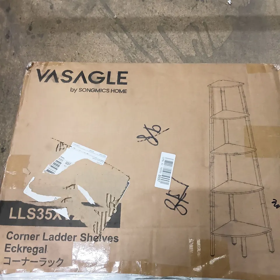 VASAGLE CORNER LADDER SHELVES LLS35XV2