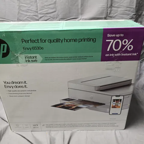 HP ENVY 6530E ALL-IN-ONE PRINTER – BOXED WITH POWER CORD