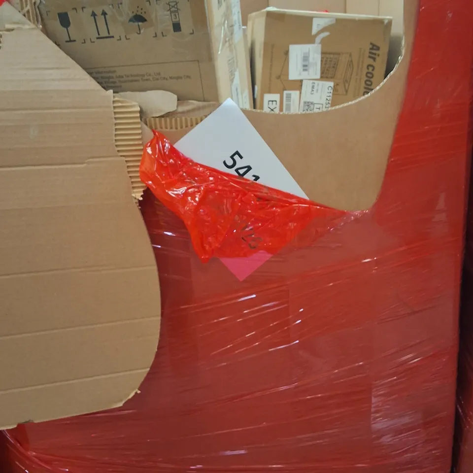 PALLET TO CONTAIN A LARGE QUANTITY OF AIR COOLERS AND OTHER ASSORTED HOUSEHOLD ITEMS