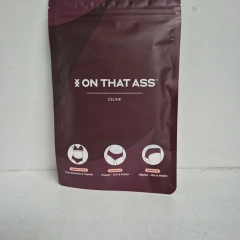 X ON THAT ASS UNDERWEAR PACKAGING