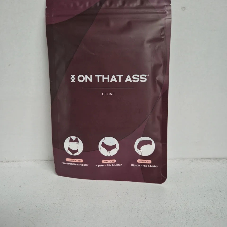 X ON THAT ASS UNDERWEAR PACKAGING
