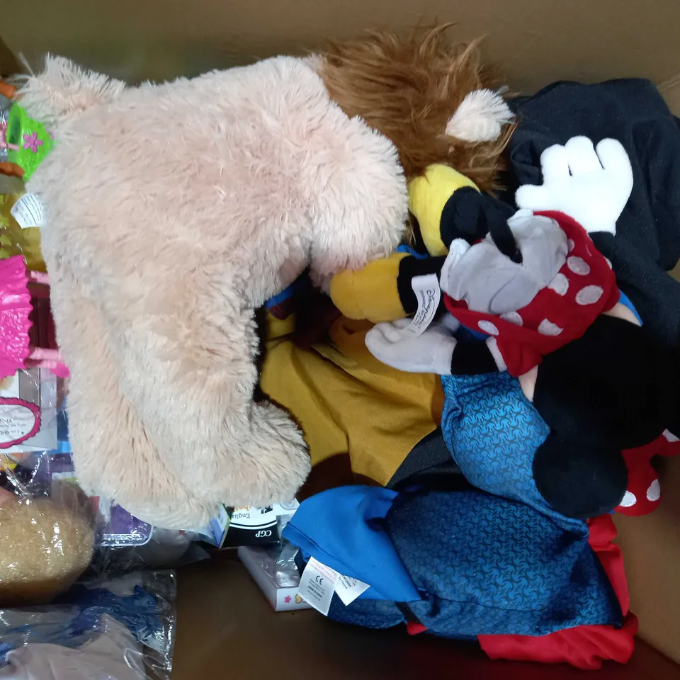 BOX OF APPROXIMATELY 20 ASSORTED TOYS AND GAMES TO INCLUDE MOSAIC VANITY SET, LCD WRITING TABLET, BOHNANZA GAME, ETC