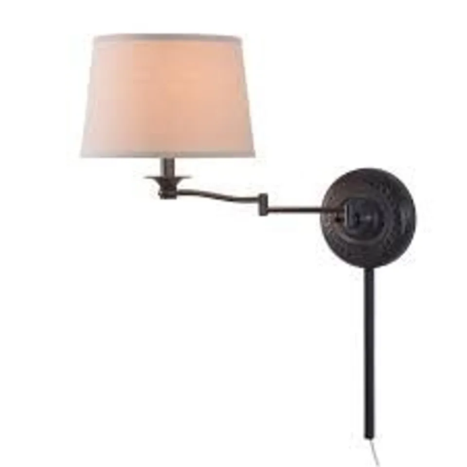 BOXED 1-LIGHT SWING ARM LAMP