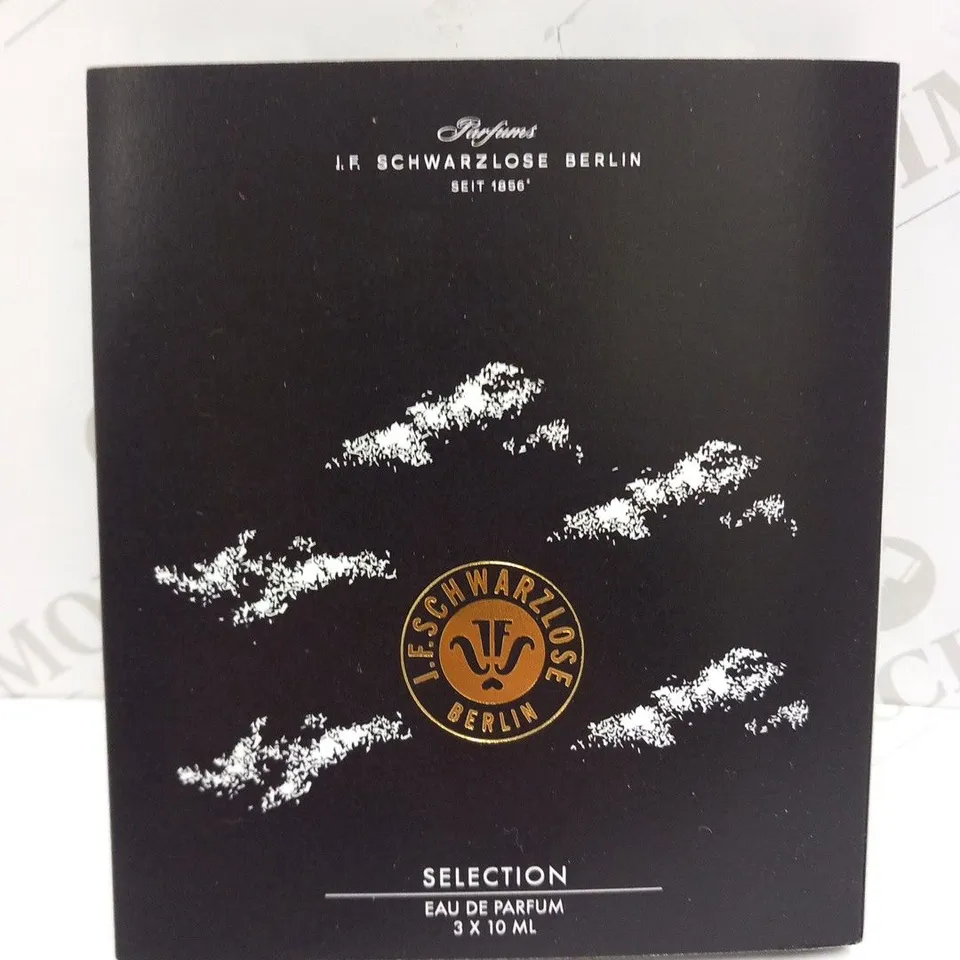 BOXED PARFUMS J.F. SCHWARZLOSE BERLIN SELECTION EAU DE PARFUM 3 X 10ML