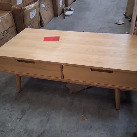 SWYFT 4 DRAWER COFFEE TABLE 01 - OAK