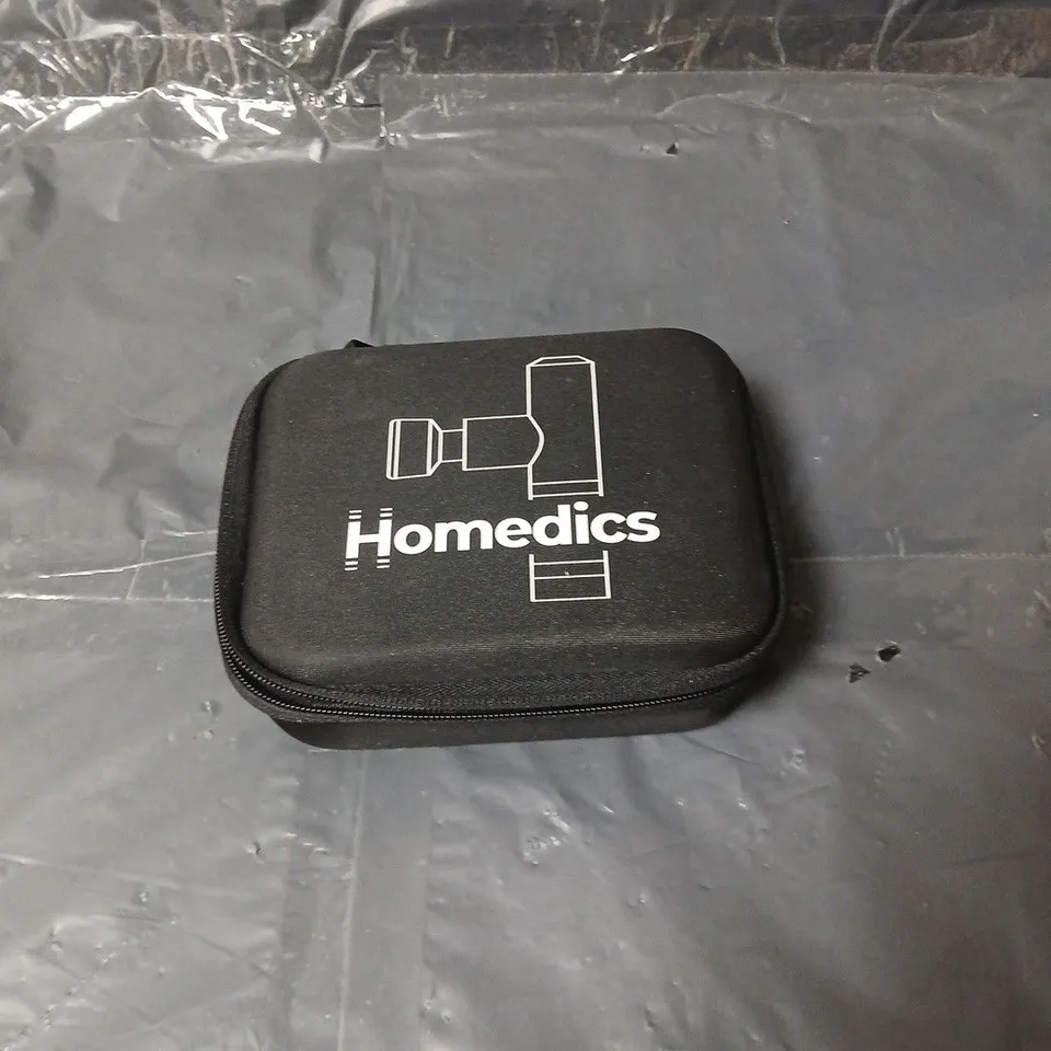 HOMEDICS HANDHELD MASSAGER KIT WITH ATTACHMENTS – CARRY CASE 