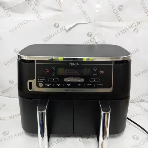 BOXED NINJA FOODI MAX 9.5L DUAL ZONE AIRFRYER AF451UK