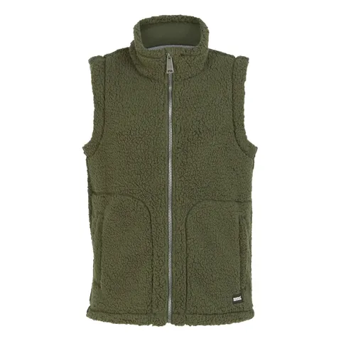 BRAND NEW REGATTA WOMEN'S CALMRY FLEECE GILET IN DARK KHAKI SIZE UK 12