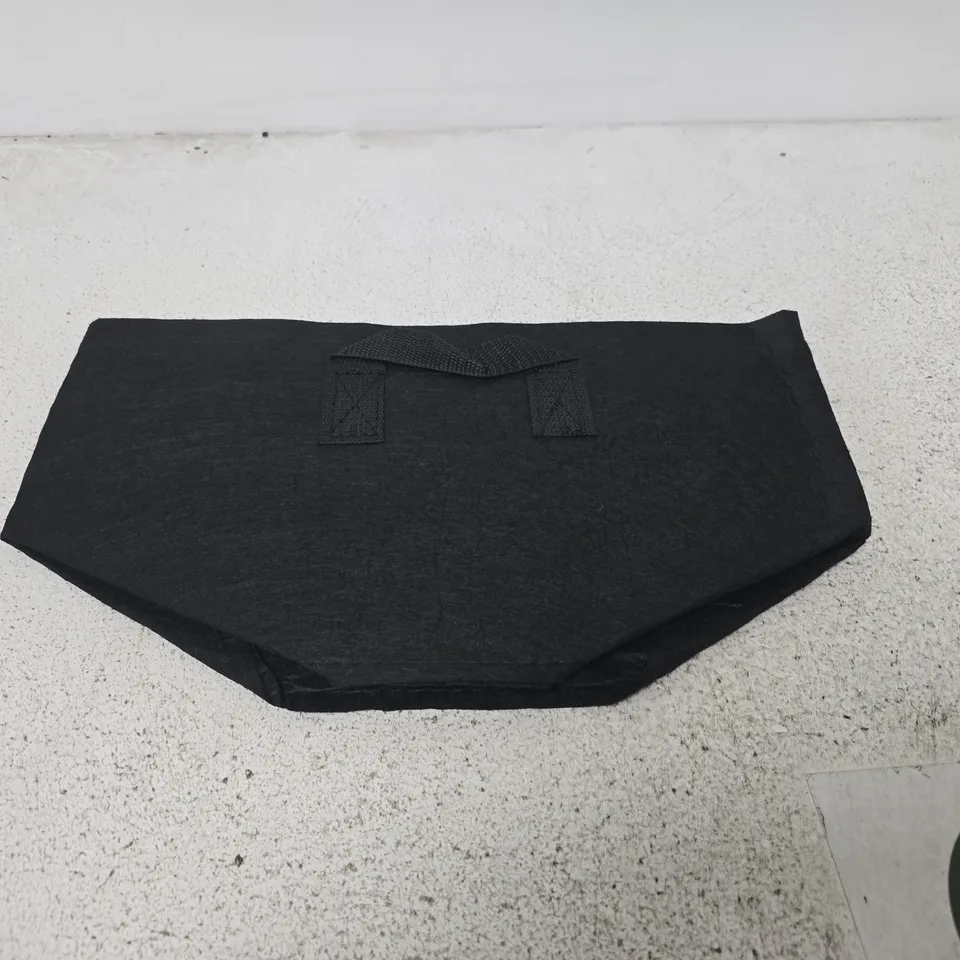 LARGE QUANTITY OF BLACK FABRIC STORAGE BAG WITH CARRY HANDLE