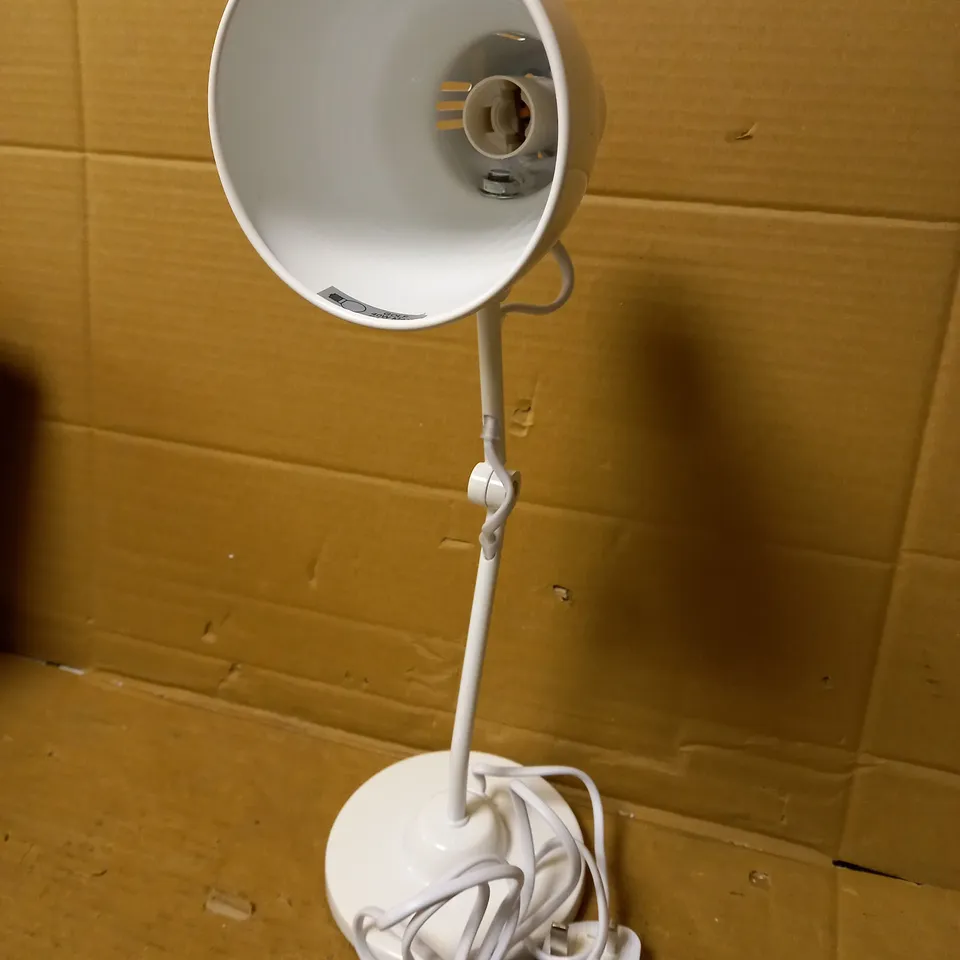 JOHN LEWIS TONY TASK DESK LAMP - WHITE