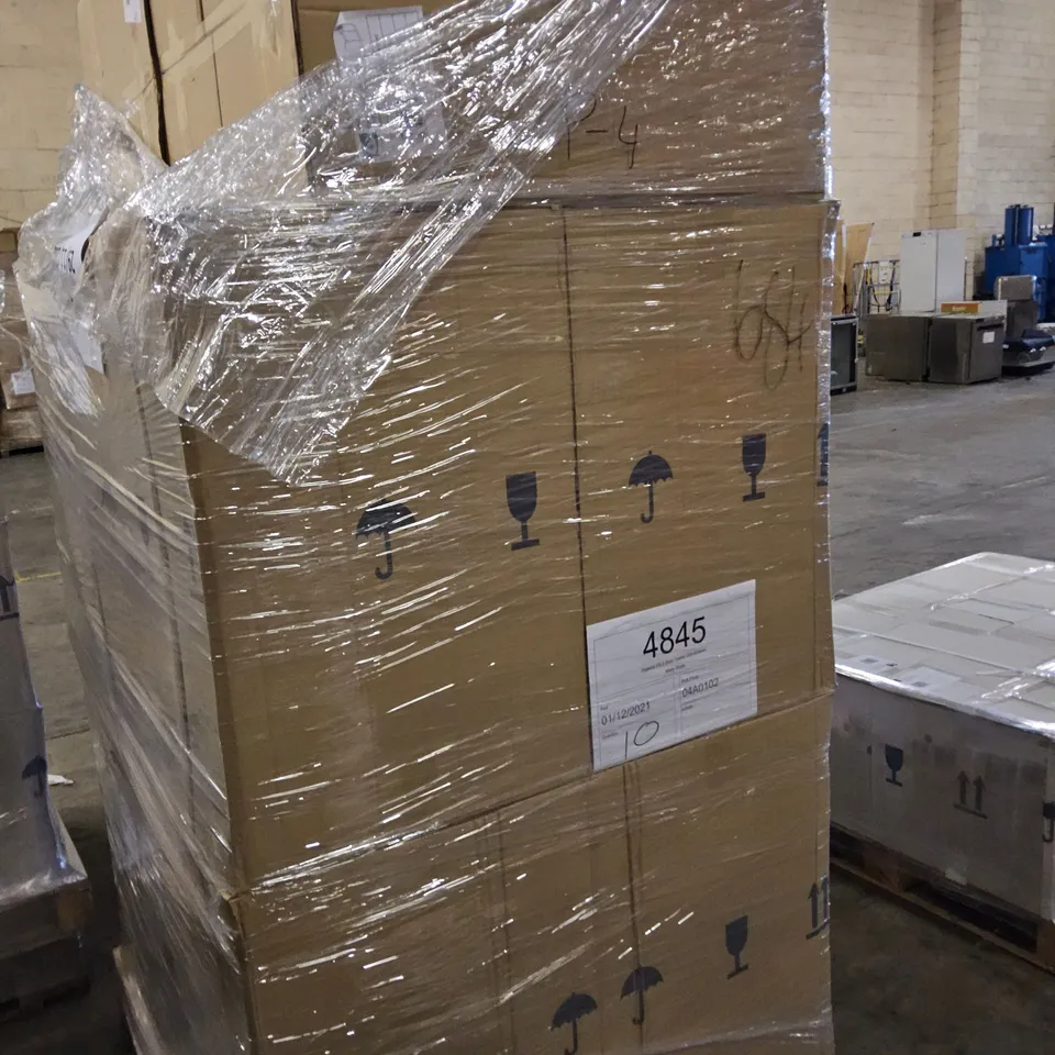 PALLET TO CONTAIN TEN BOXED EXPERIA FLOOR STANDING 2 DOOR VANITY UNITS 600mm MISTY GLOSS