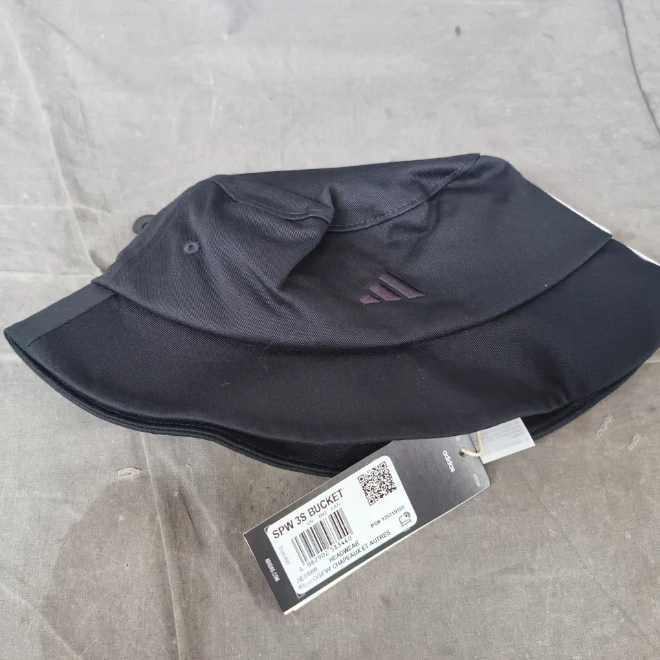 ADIDAS SPW 3S BUCKET HAT – BLACK – ONE SIZE 