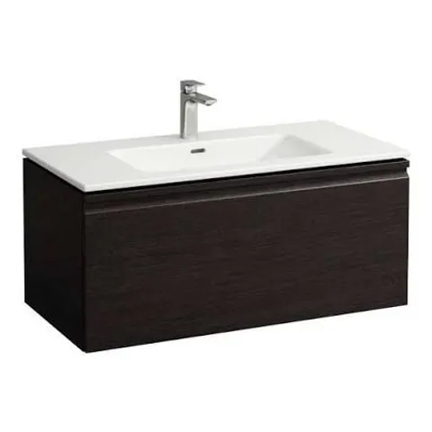 BRAND NEW BOXED PRO S BASIN & VANITY UNIT 1000X500X460MM 1 TAP HOLE 1 DRAWER - WENGE