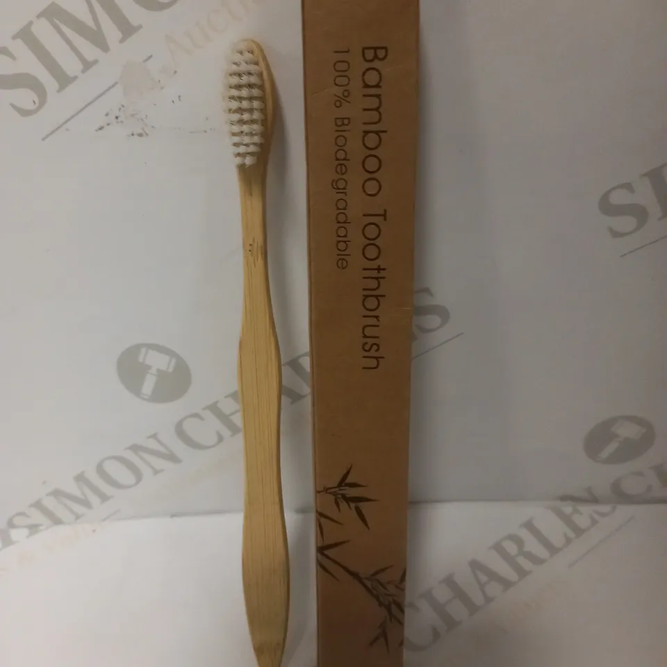 LOT OF 9 BAMBOO MANUAL TOOTHBRUSHES 