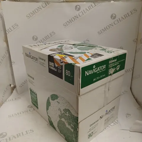 BOXED NAVIGATOR UNIVERSAL A4 PAPER 80 WHITE - PACK OF 2500 SHEETS