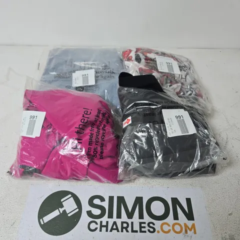 APPROXIMATELY 23 ASSORTED CLOTHING ITEMS IN VARIOUS SIZES, STYLES & SIZES TO INCLUDE BLACK TIGHTS , MIDI DRESS , WIDE LEG TROUSERS , ETC - COLLECTION ONLY 