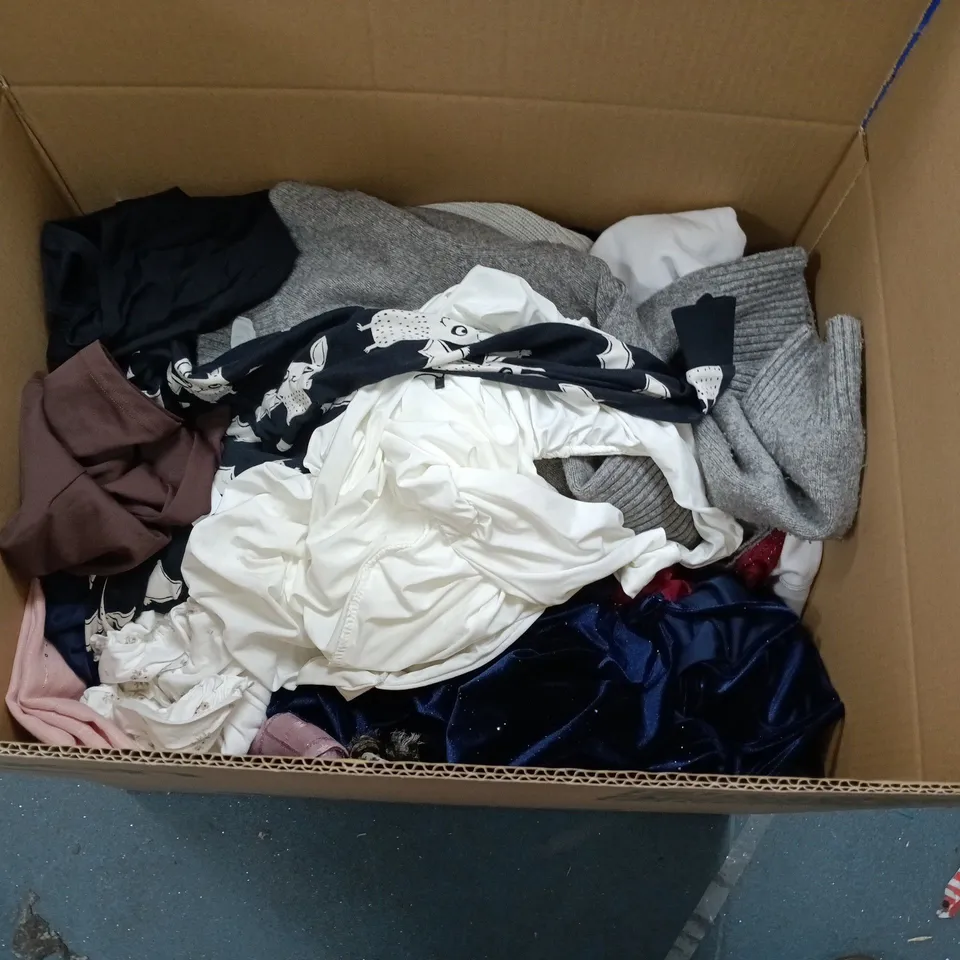 LOT OF APPROXIMATELY 35 ASSORTED CLOTHING ITEMS TO INCLUDE GEORGE, LUCY & YAK AND ROMAN