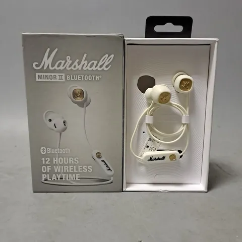 BOXED MARSHALL MINOR II BLUETOOTH EARBUDS