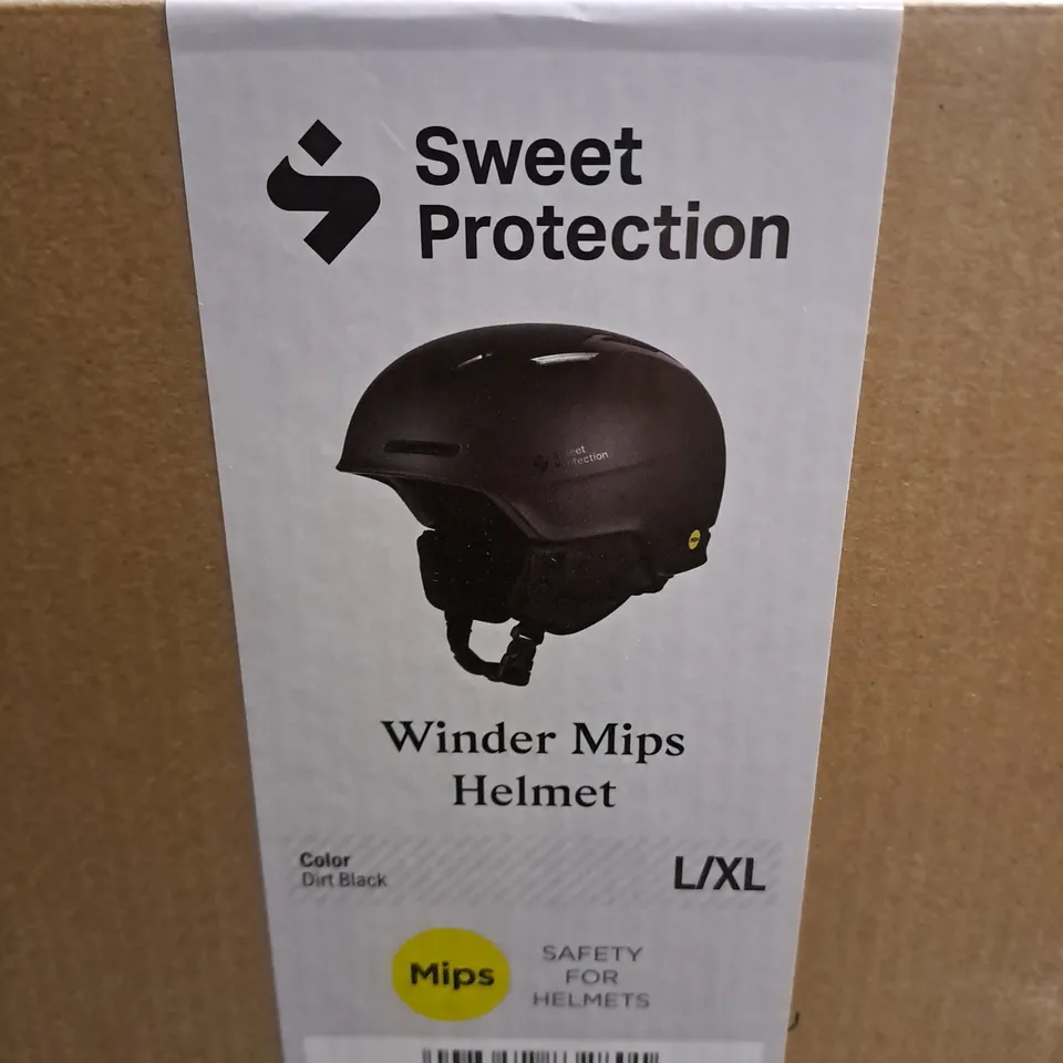 SWEET PROTECTION WINDER MIPS HELMET IN DIRT BLACK - L/XL