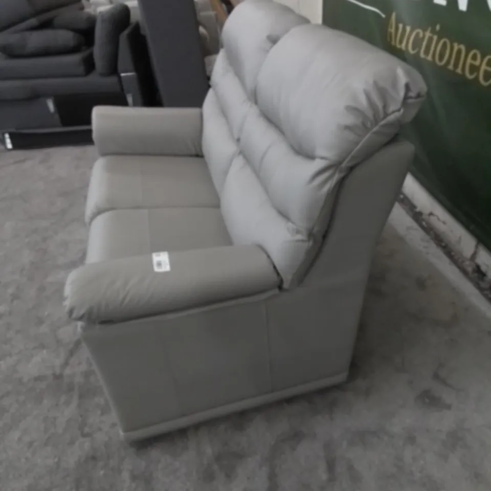 DESIGNER G PLAN MADE MALVERN CAMBRIDGE GREY TWO SEATER SOFA