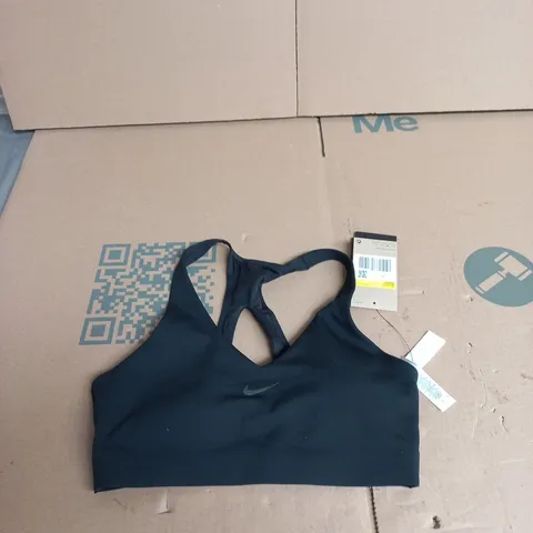 NIKE WOMEN'S TRAINING SPORTS BRA – BLACK, UK SIZE S