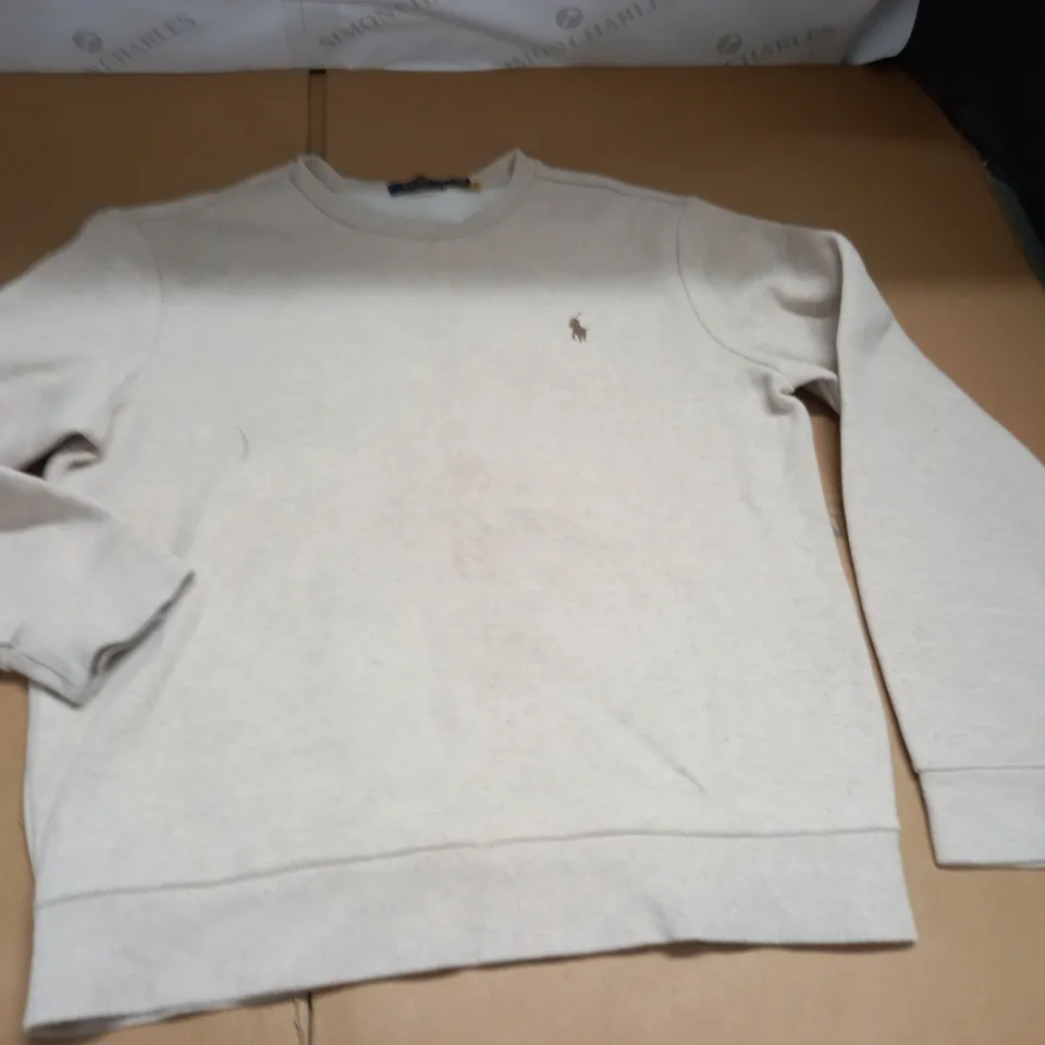 POLO RALPH LAUREN CREW JUMPER - M