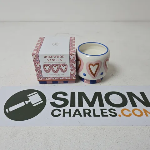 PADDYWAX ROSEWOOD VANILLA SOY WAX CANDLE β 8 OZ (226 G), CERAMIC CUP