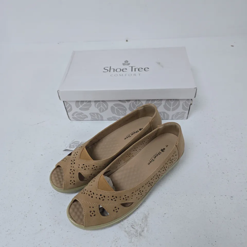 SHOE TREE COMFORT PALMERO TAUPE SANDALS – UK 4 (WOMEN)
