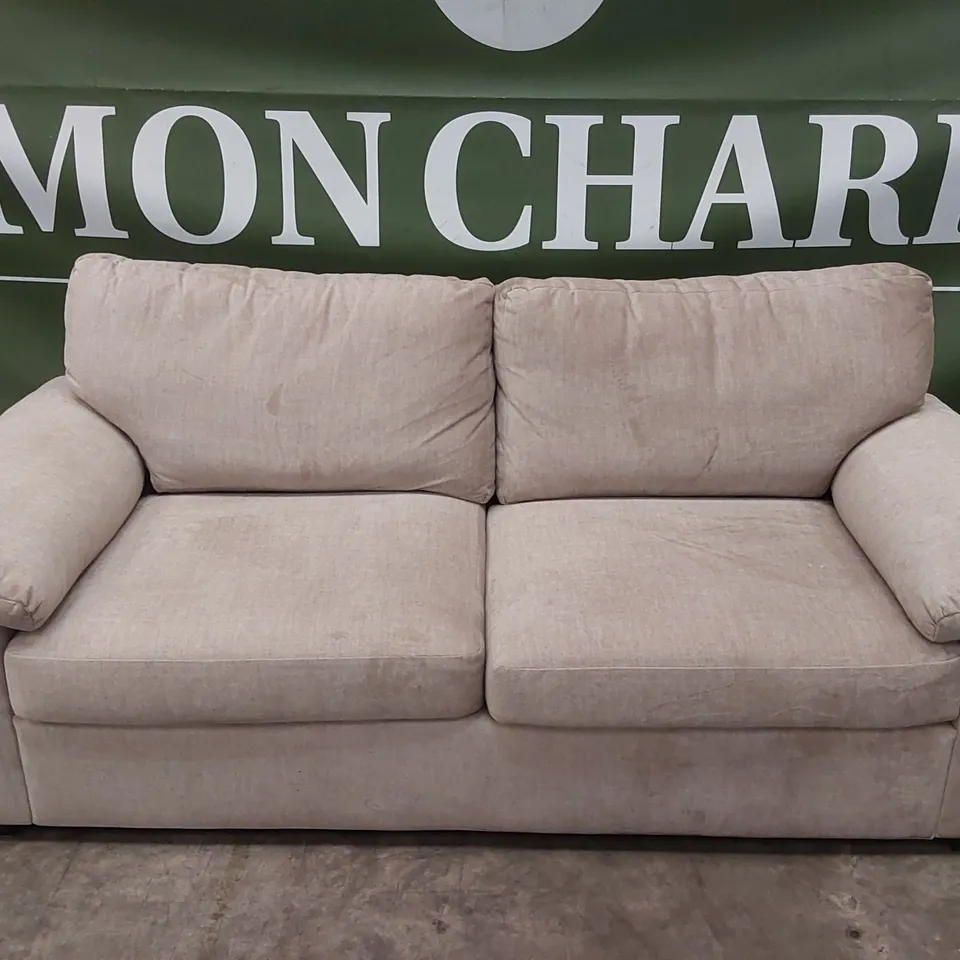 ELIZA FABRIC 3 SEATER SOFA - BEIGE RRP £749