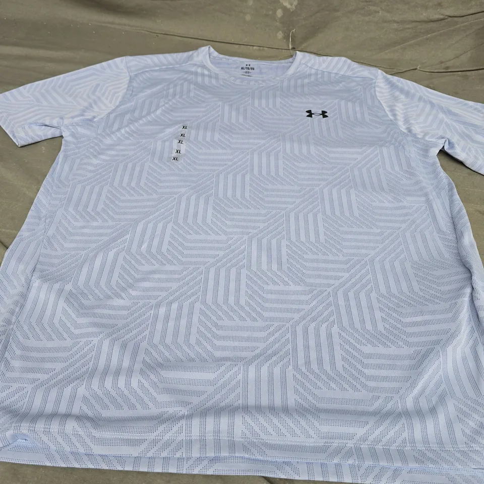 UNDER ARMOUR WAVE T-SHIRT, SKY BLUE - UK SIZE XL