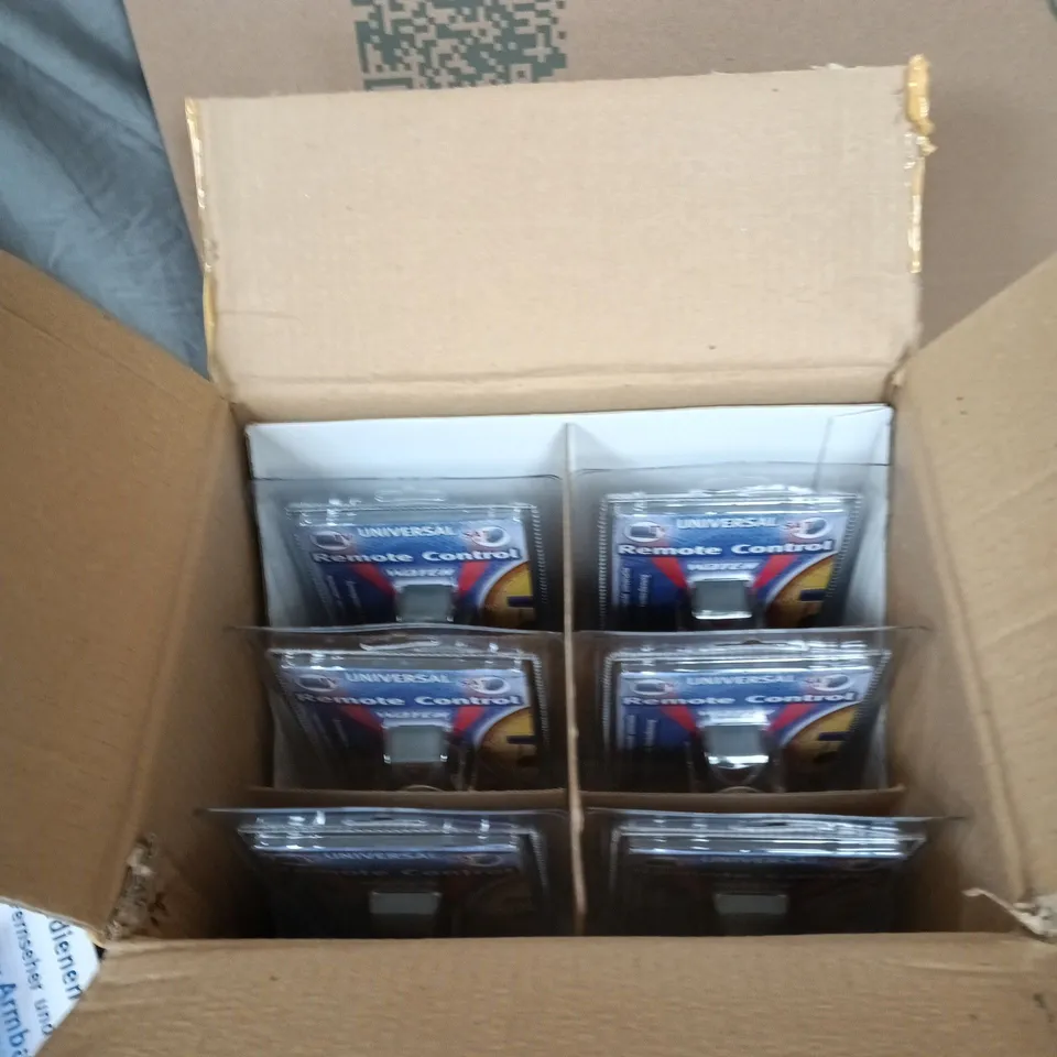 BOX OF 6 UNIVERSAL TV REMOTE WATCH (CONTROL YOUR TV WITH A WATCH)