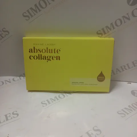 BOXED SEALED MAXINE ABSOLUTE COLLAGEN FOOD SUPPLEMENTS - ORIGINAL LEMON