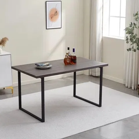 BOXED 140CM IRON DINING TABLE (2 BOXES)