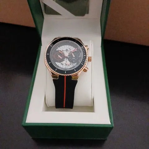 MANN EGERTON RAPTOR ROSE WHITE CHRONOGRAPH WATCH – BOXED
