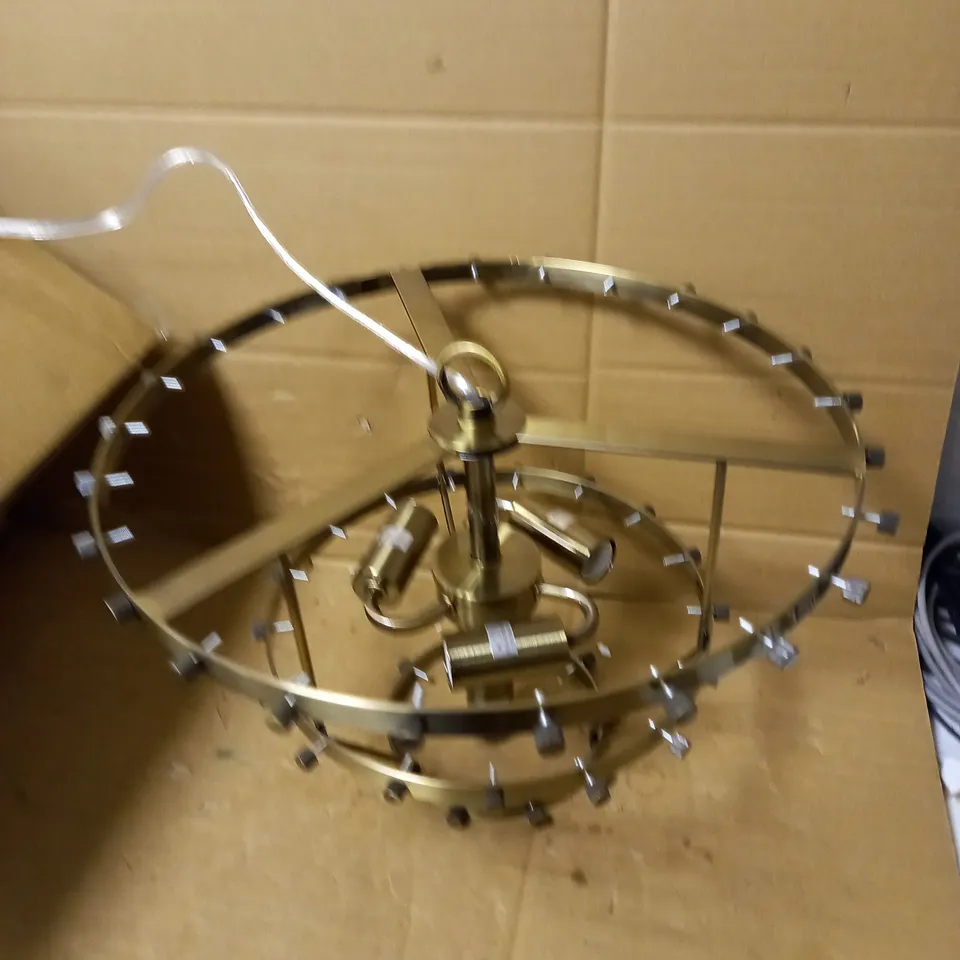 JOHN LEWIS VINTAGE GLASS CHANDELIER 