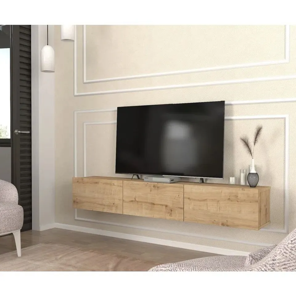 BOXED MELFRED TV STAND FOR TVS UP TO 78" (1 BOX)