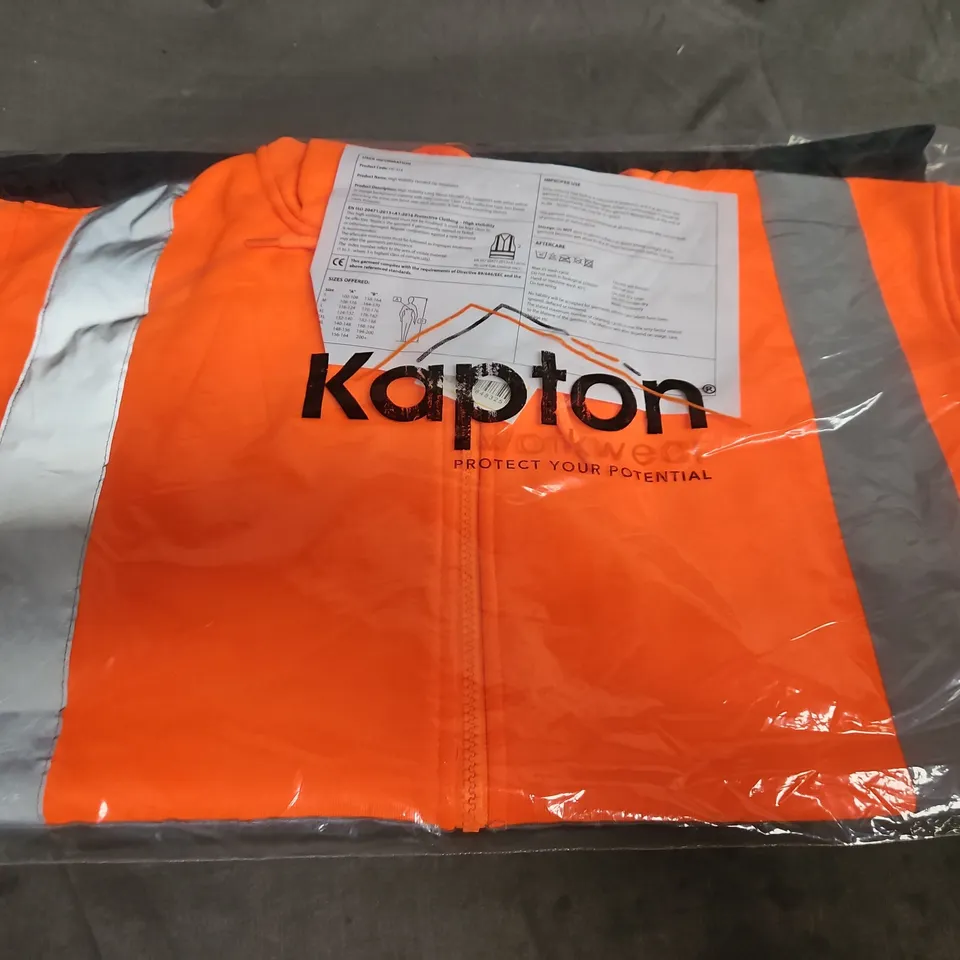 KAPTON HI-VISIBILITY SAFETY VEST – ORANGE/NAVY, SIZE L